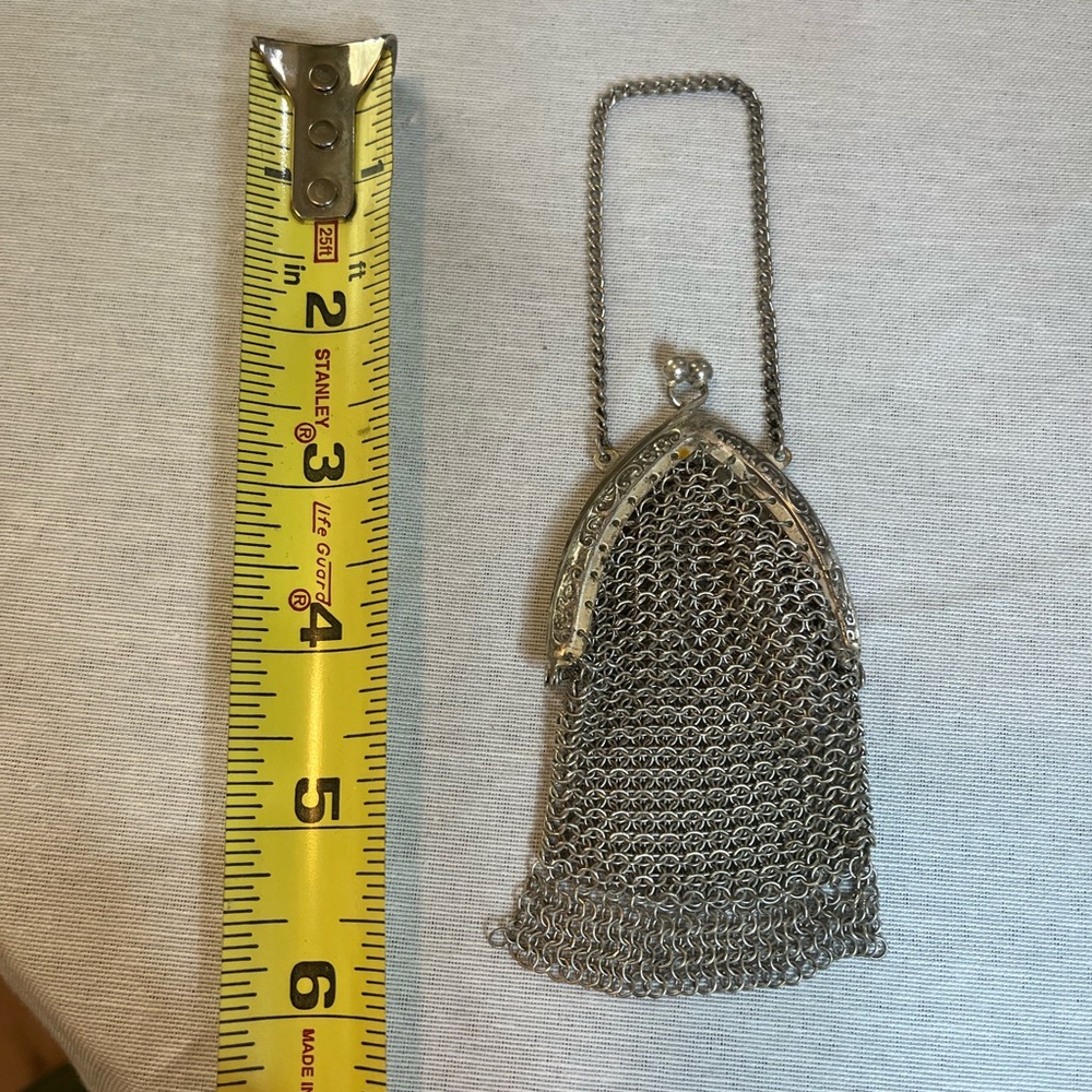 Vintage German silver coin purse. - Picture 3 of 3